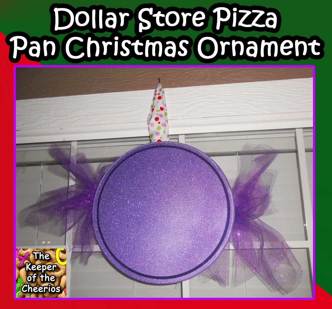 dollar store pizza pan christmas ornament dollar store pizza pan christmas ornament