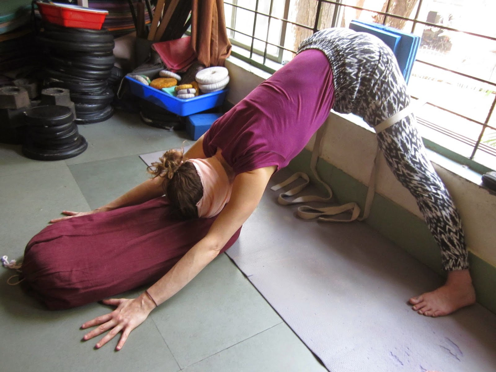 Stepping Stones through a Yoga Journey by Kelly: Iyengar Yoga Therapy