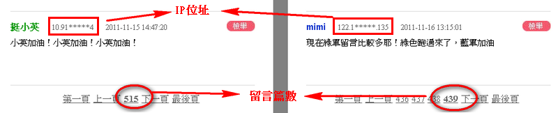 網路留言民調