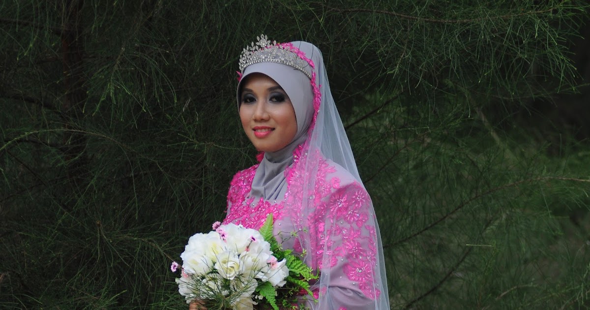 baju pengantin pink 
