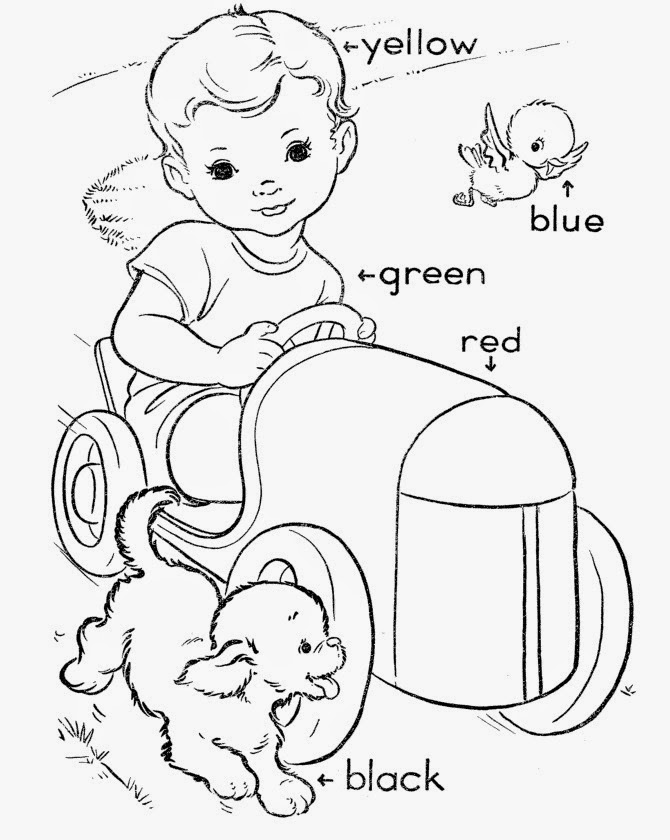 2. Sınıf İngilizce Colors Renkler Konusu Boyama Etkinliklikleri