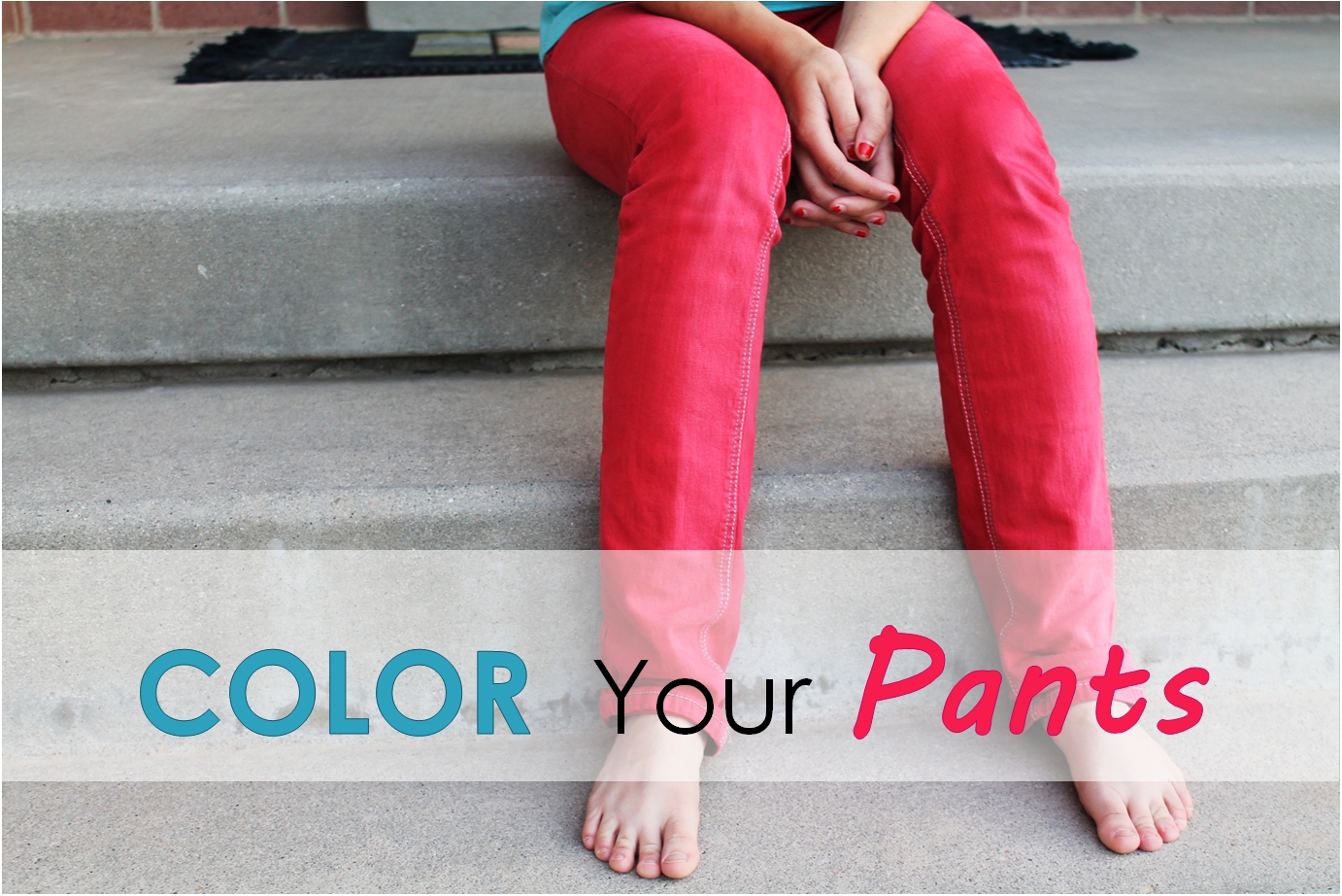 Tutorial Color Your Pants A Modicum of Ingenuity