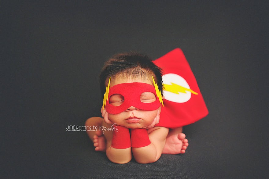 #8 Baby Flash - 22 Geeky Newborns Who Are Following In Their Parents’ Nerdy Footsteps #8 Baby Flash - 22 Geeky Newborns Who Are Following In Their Parents’ Nerdy Footsteps