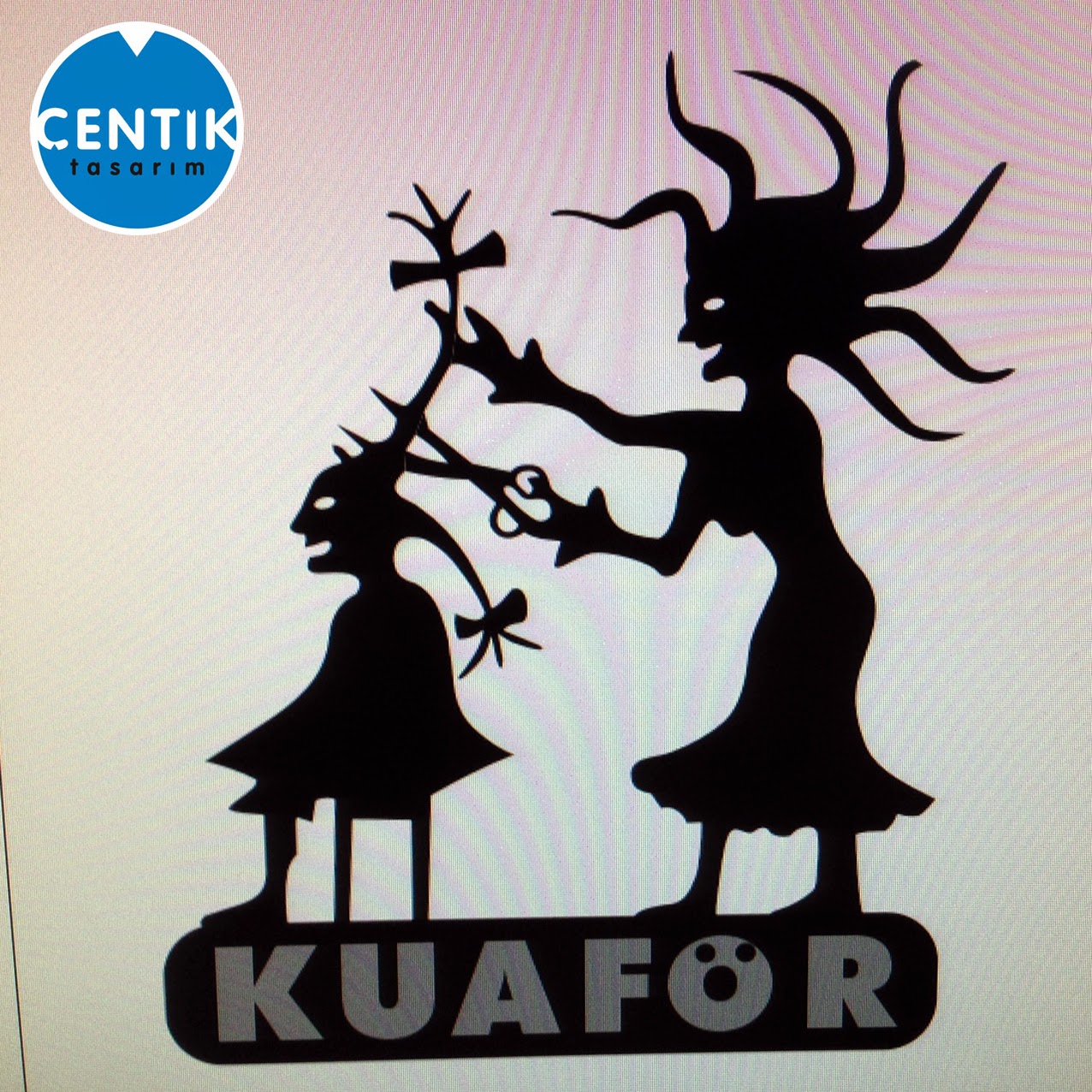 Çentik Tasarım Strafor parti dekorları Kuaför salonu duvar dekoru