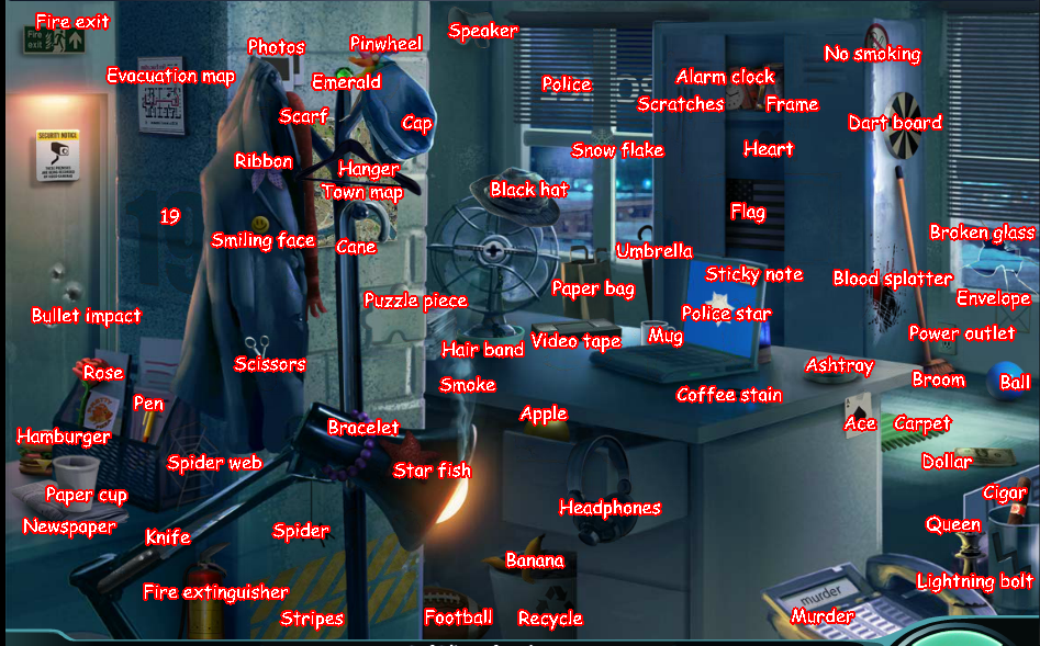 Criminal Case Game Objects Cheats Case 7 Death By Crucifixion