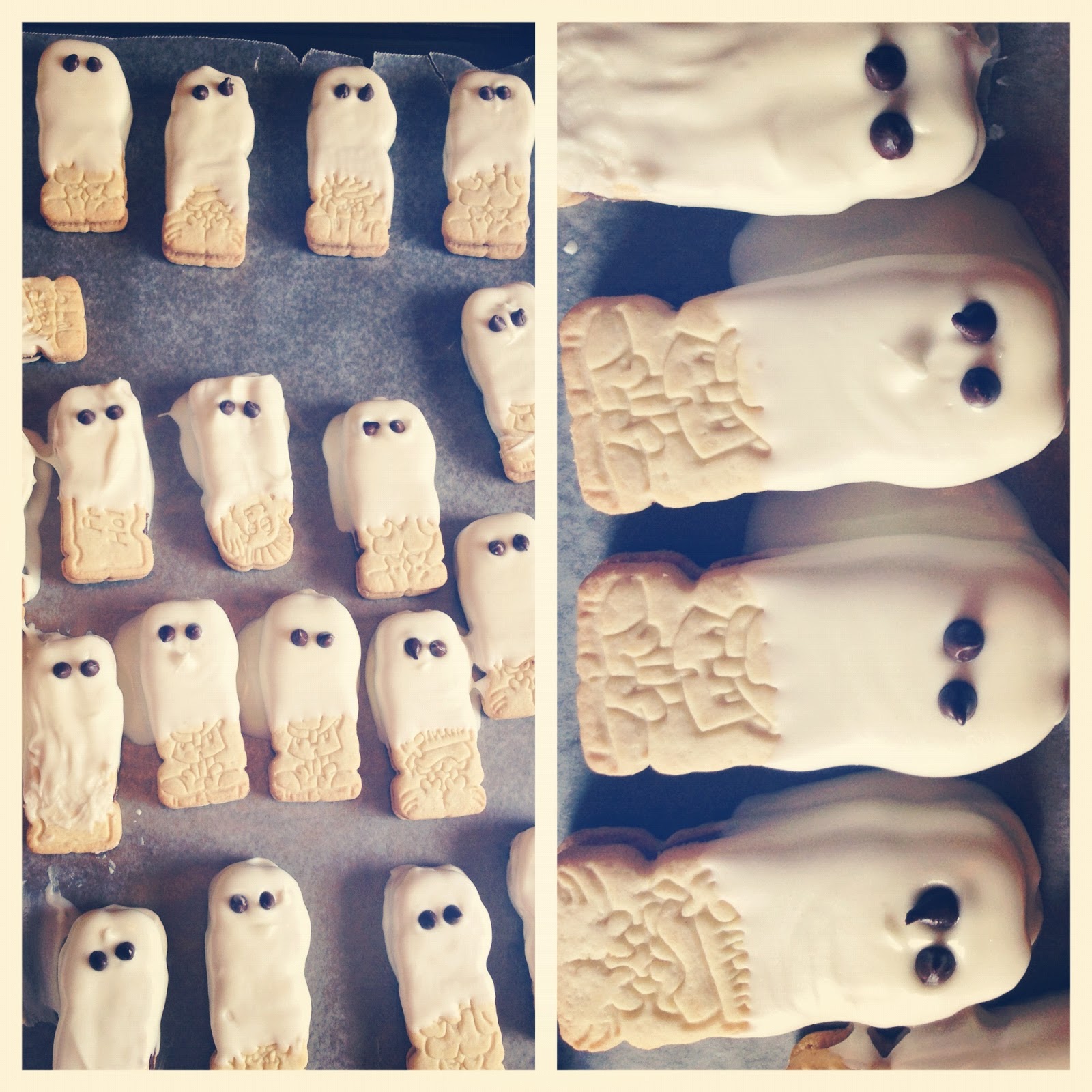 Quiet and Colorful Halloween & Ghost Cookies