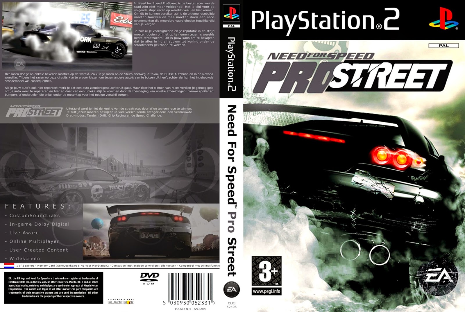 Need for Speed: ProStreet Gameplay PS2 - YouTube