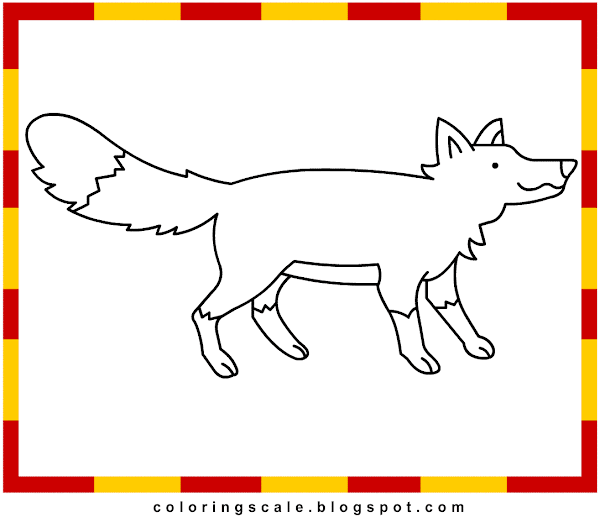 Free Printable Coloring Pages Fox Kids
