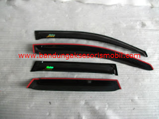 Talang Air Jazz Original Black Depan Belakang Talang Air Jazz Original Black Depan Belakang