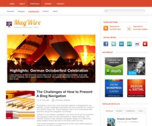 MagWire Magazine Wordpress Theme