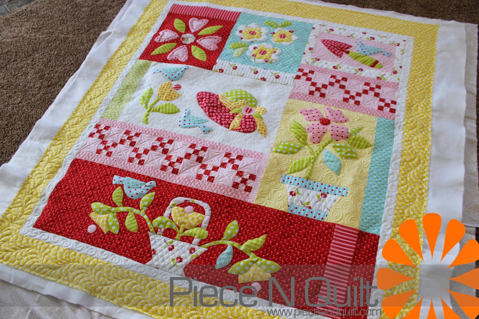 Projects by Jane: Raw edge applique