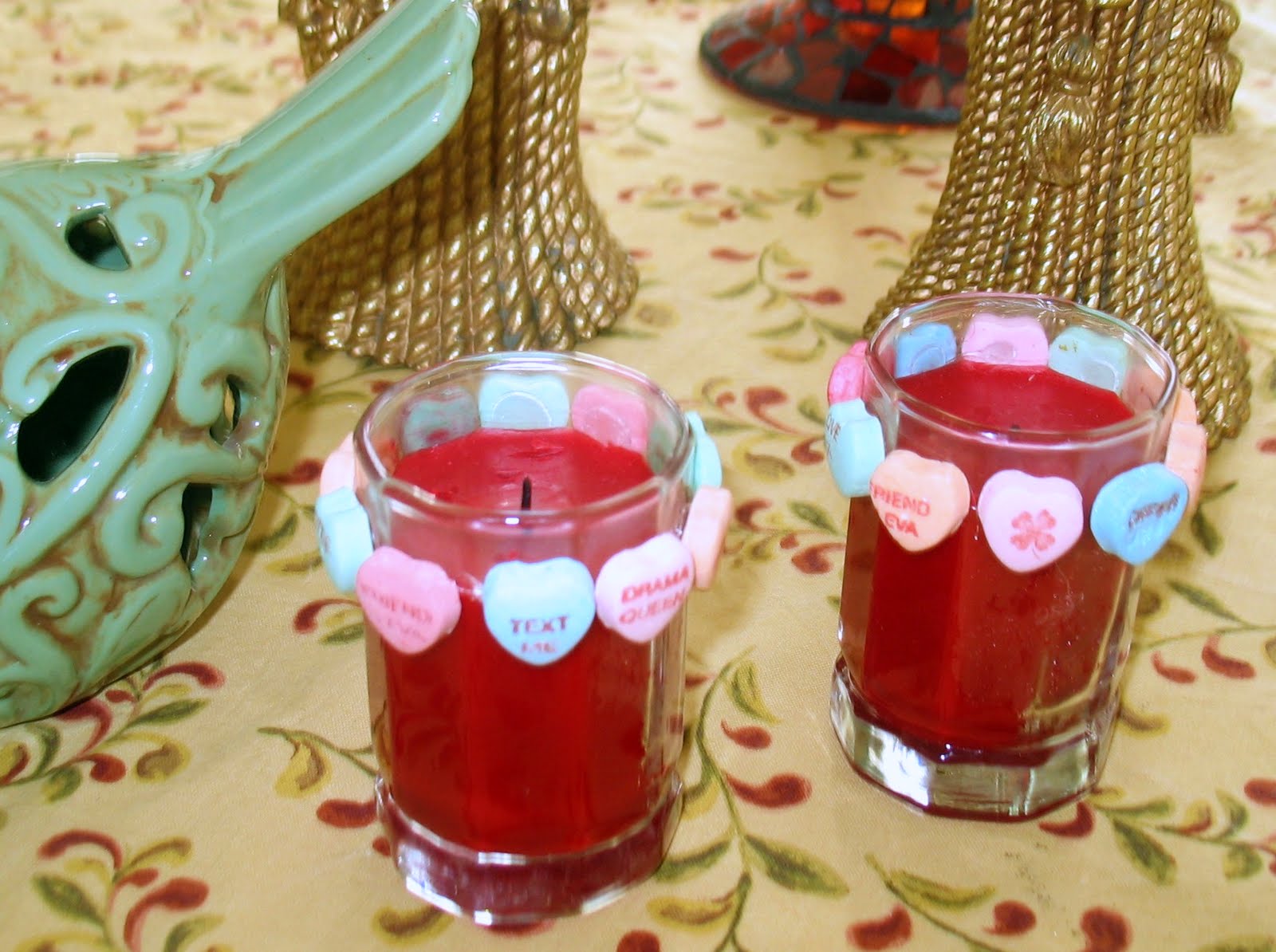 Shabby Redo For You ! Valentine Candle Decor and DIY
