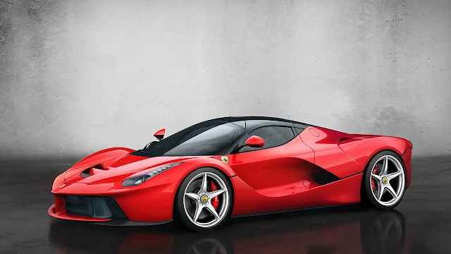 The Ferrari Laferrari front side