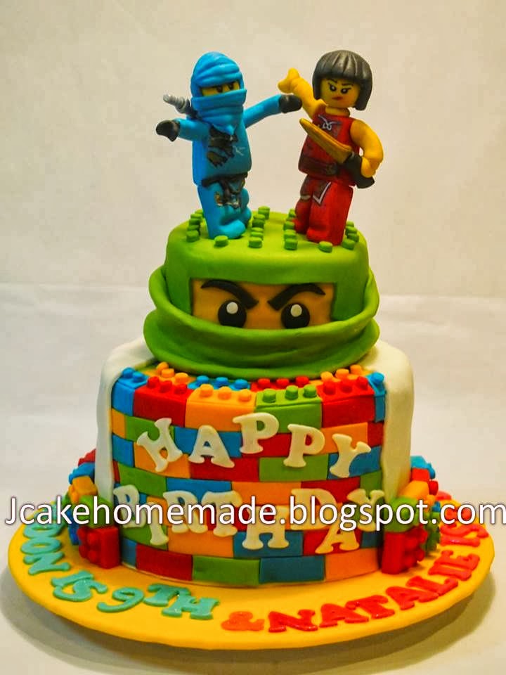 Jcakehomemade Lego Ninjago birthday cake