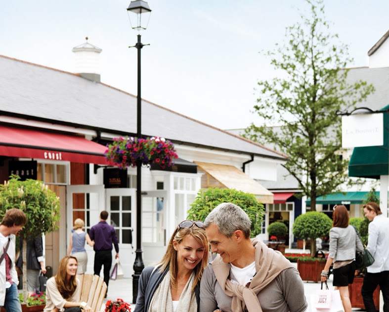 Kildare Village outlet courts tourists.