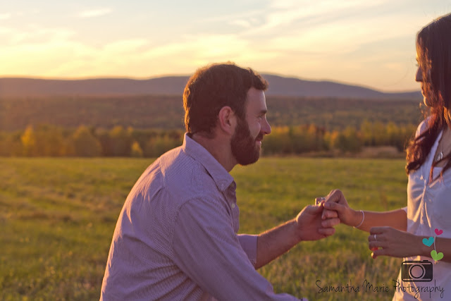 Jarred gets down on one knee