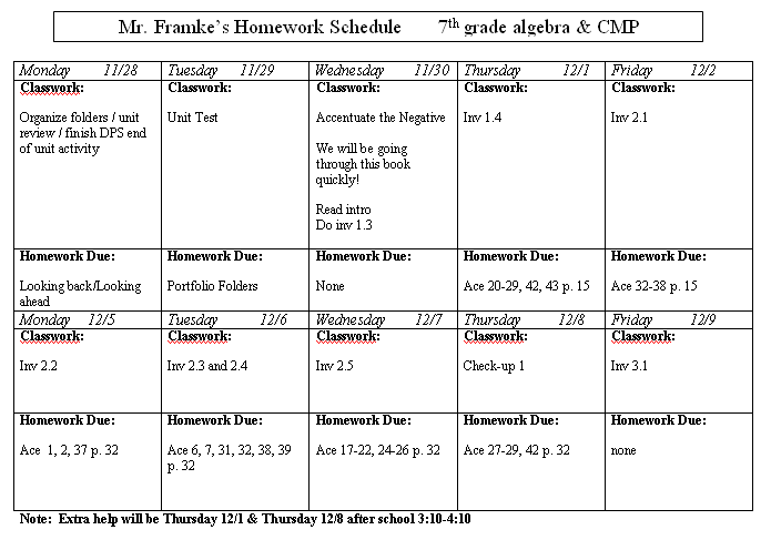 Math homework help for 7th grade