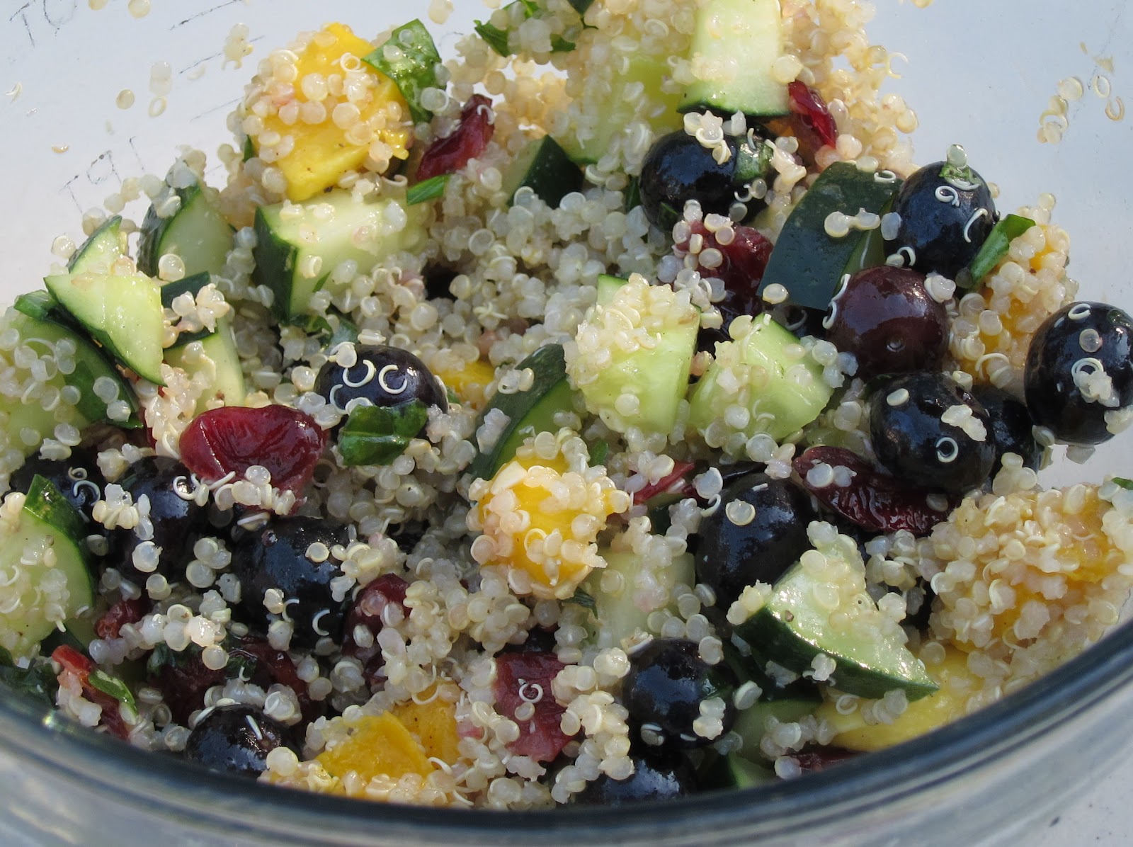 Bites Mango Blueberry Quinoa Salad