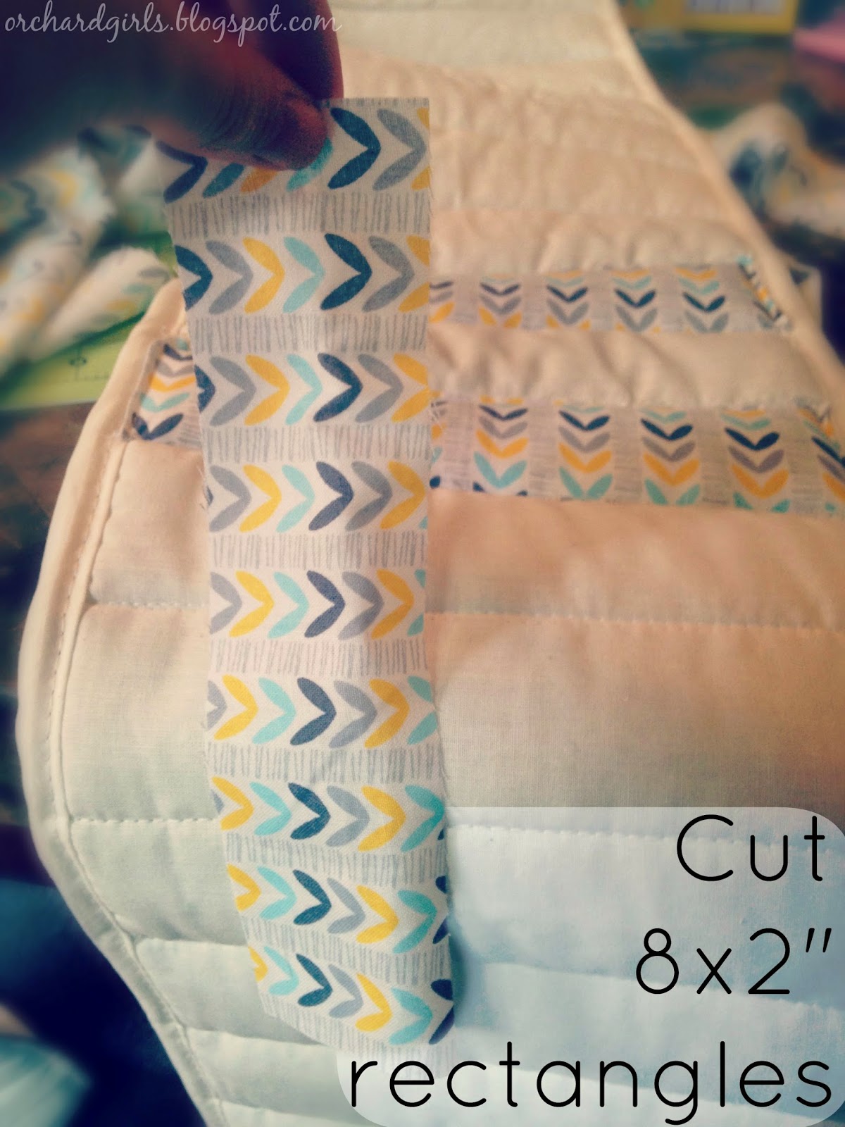 Orchard Girls DIY Crib Skirt and Ikea Crib Bumper Hack