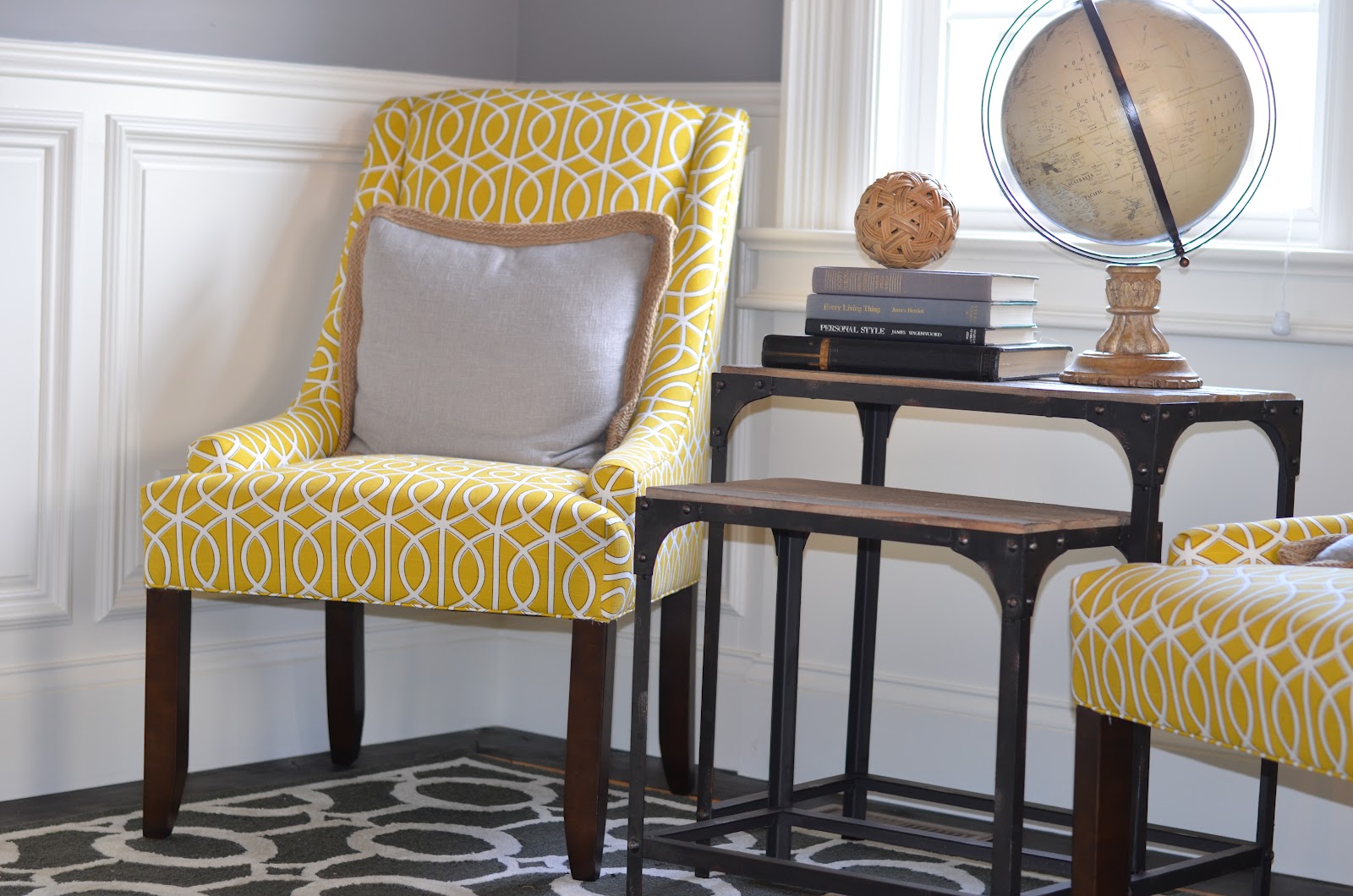 {Jessica Stout Design} OFFICE {Gray & Yellow}