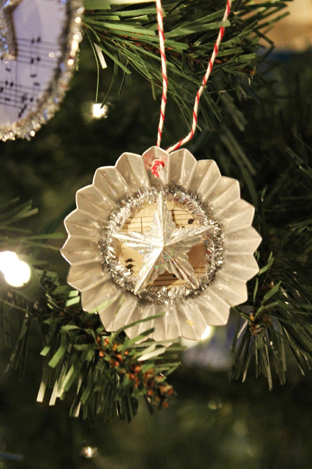 Happy At Home Tart Tin Ornaments