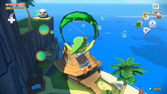 Zelda Wind Waker in Ocarina of Time Real N64 Outset Island 