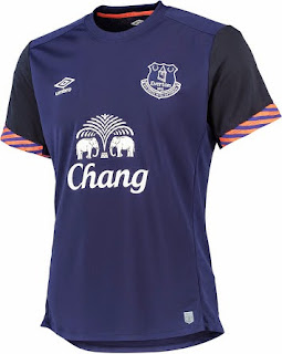 Jersey training kedua Everton terbaru musim 2015/2016 berita bocoran Jersey training kedua Everton terbaru musim 2015/2016