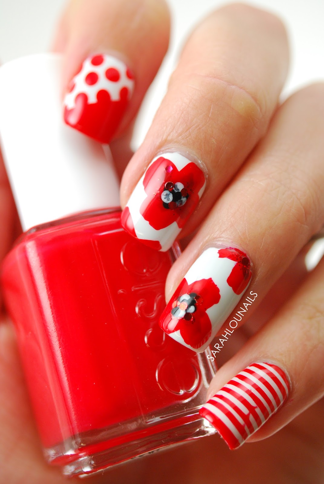 Sarah Lou Nails Red Nails for Taylor Swift!