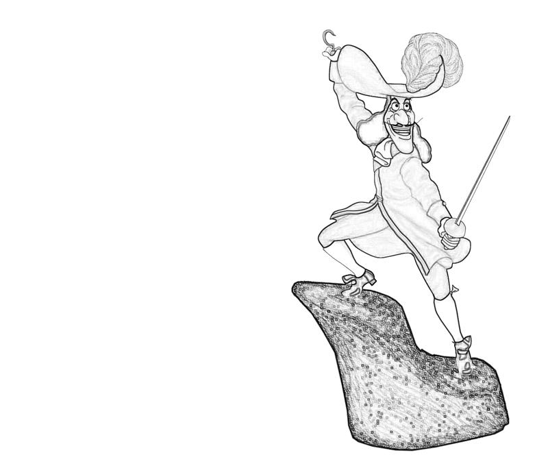 Captain James Hook Weapon Coloring Pages captain-james-hook-weapon-coloring-pages