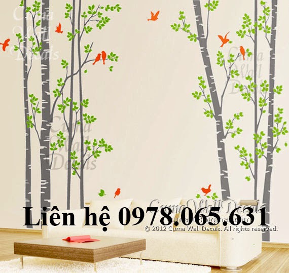 tranh tường phòng khách tranh tường phòng ngủ