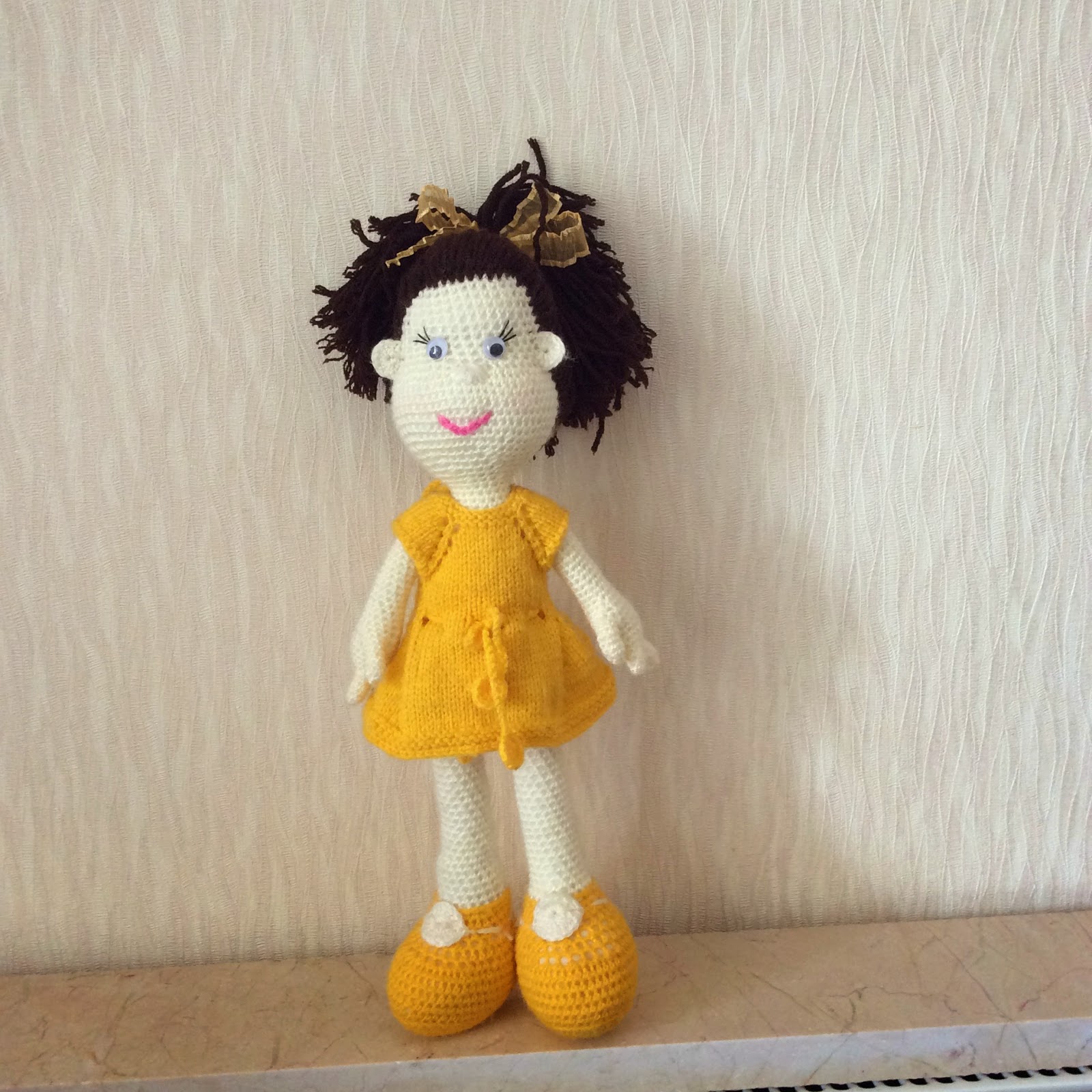 Uğur Böceklerim Amigurumi Bebek (Nazlı Kız)