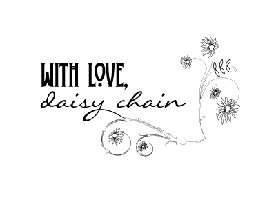 With love, Daisy Chain