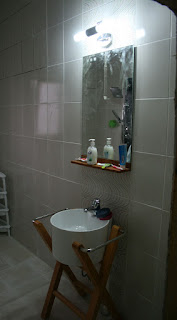 Sink and mirror and light Sink and mirror and light