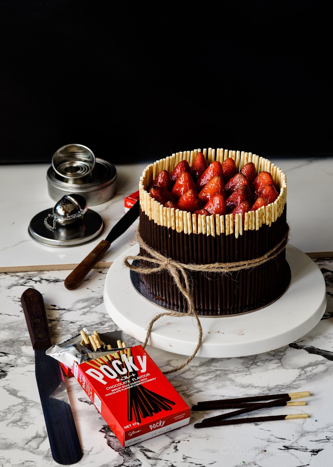 Pulling at the heart strings // Triple Choc mousse pocky Pulling at the heart strings // Triple Choc mousse pocky