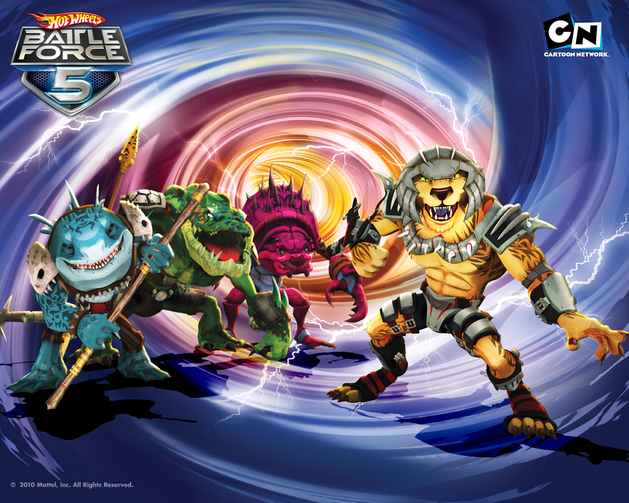 cartoon network hot wheels battle force 5