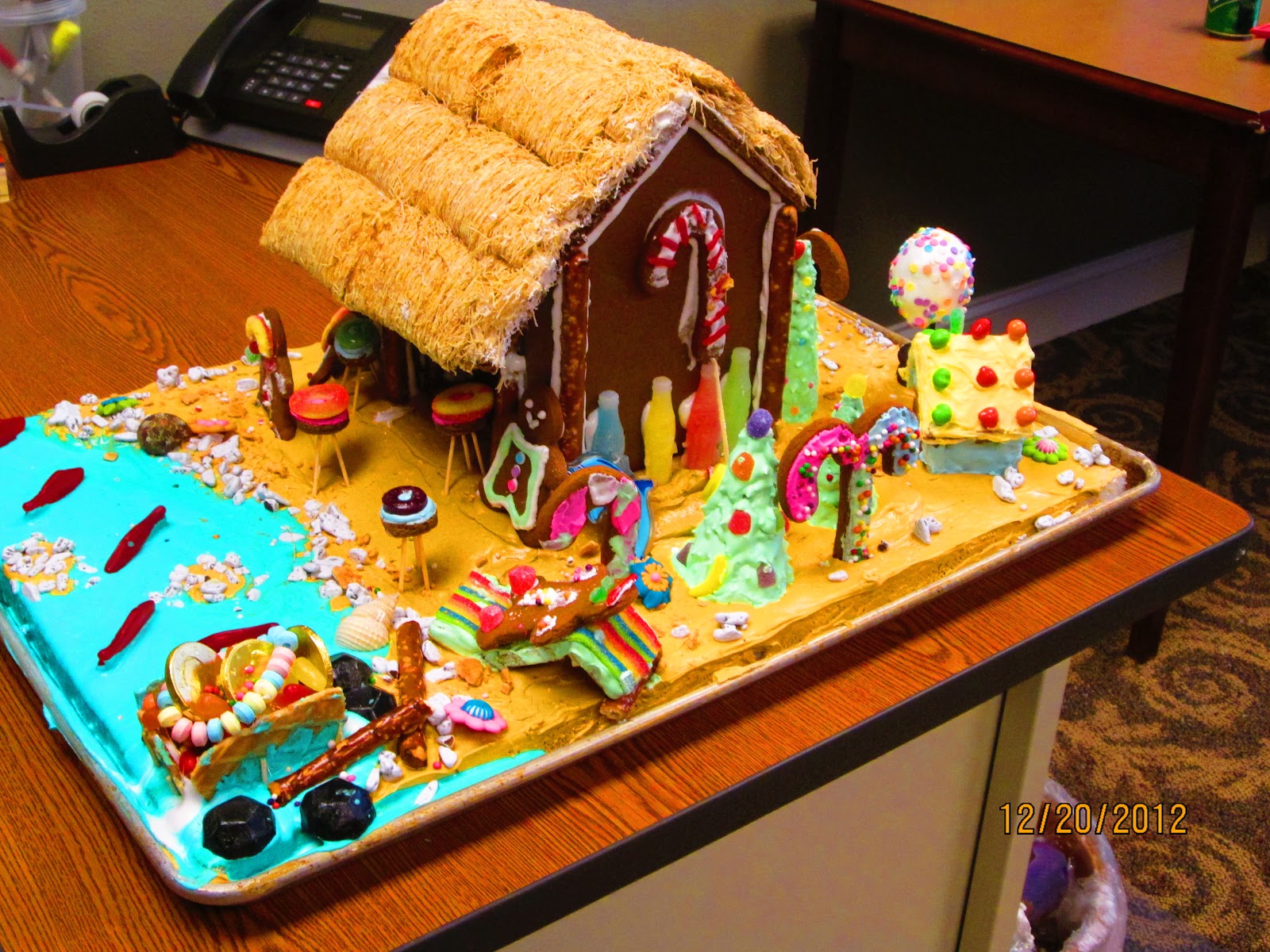 Garden Way Retirement Community Tropical Gingerbread House