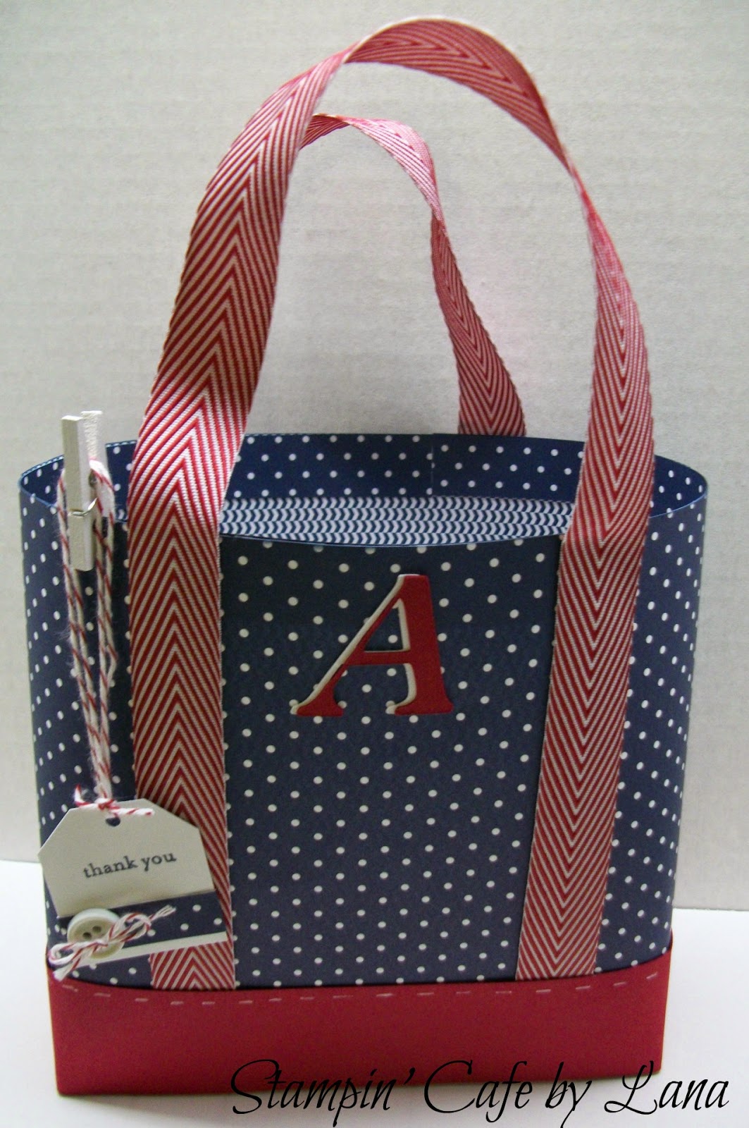 Stampin' Cafe by Lana Paper Beach Bag