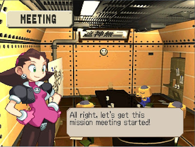 Tron Bonne and servbots planning a mission
