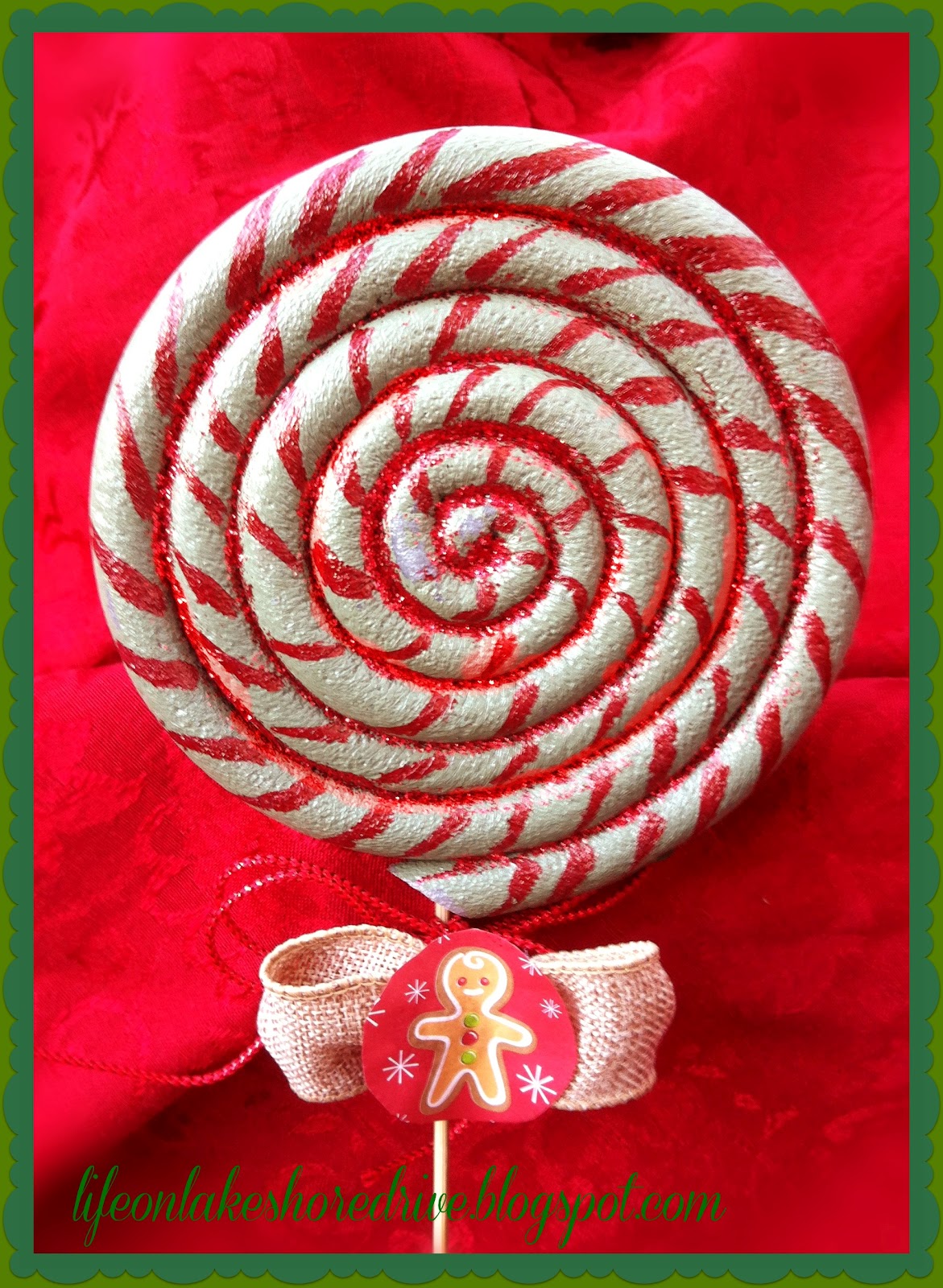 Christmas Lollipop Ornament Tutorial Life on Lakeshore Drive