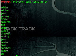 Username List