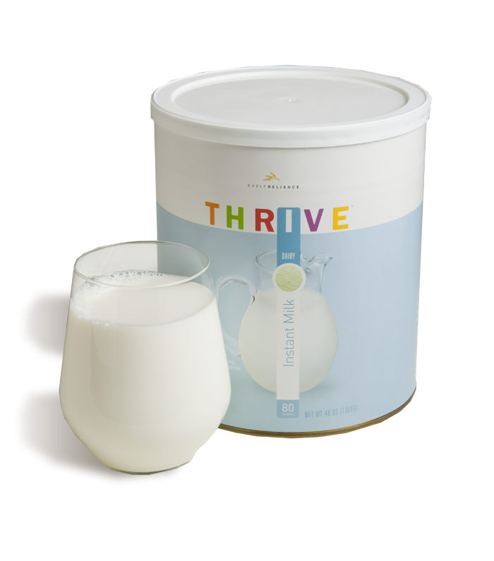 Shelf Reliance Mom Powdered Milk Instant vs. Non Instant