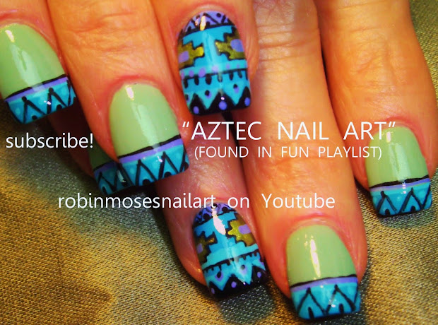 robin moses nail art "tribal nails"
