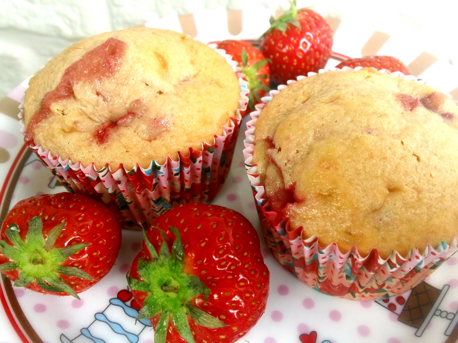 Sprinkles on a cupcake Fruity cupcakes