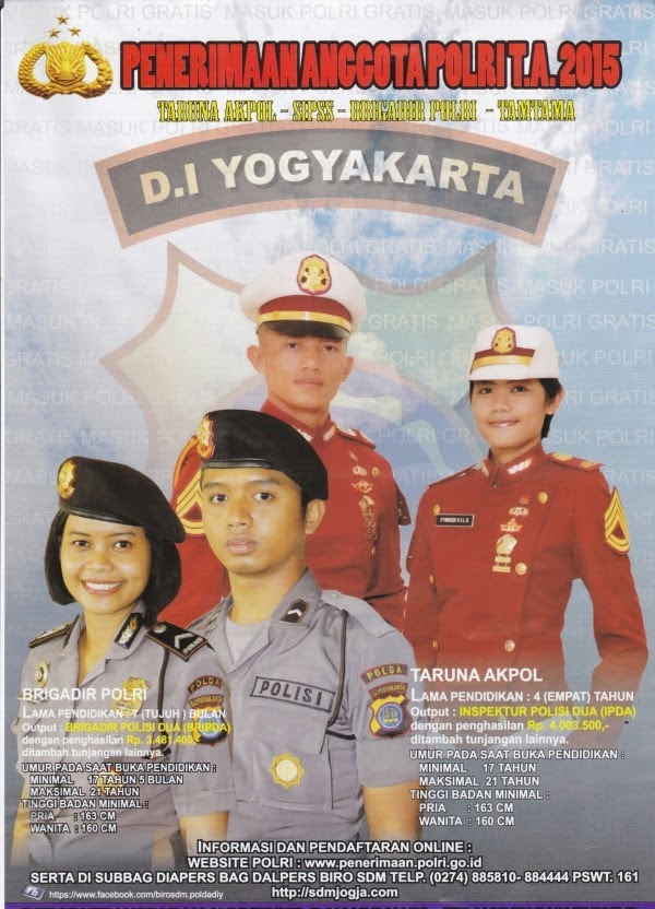 Pendaftaran Brigadir POLRI & POLWAN Maret 2015 Pendaftaran Brigadir POLRI & POLWAN Maret 2015