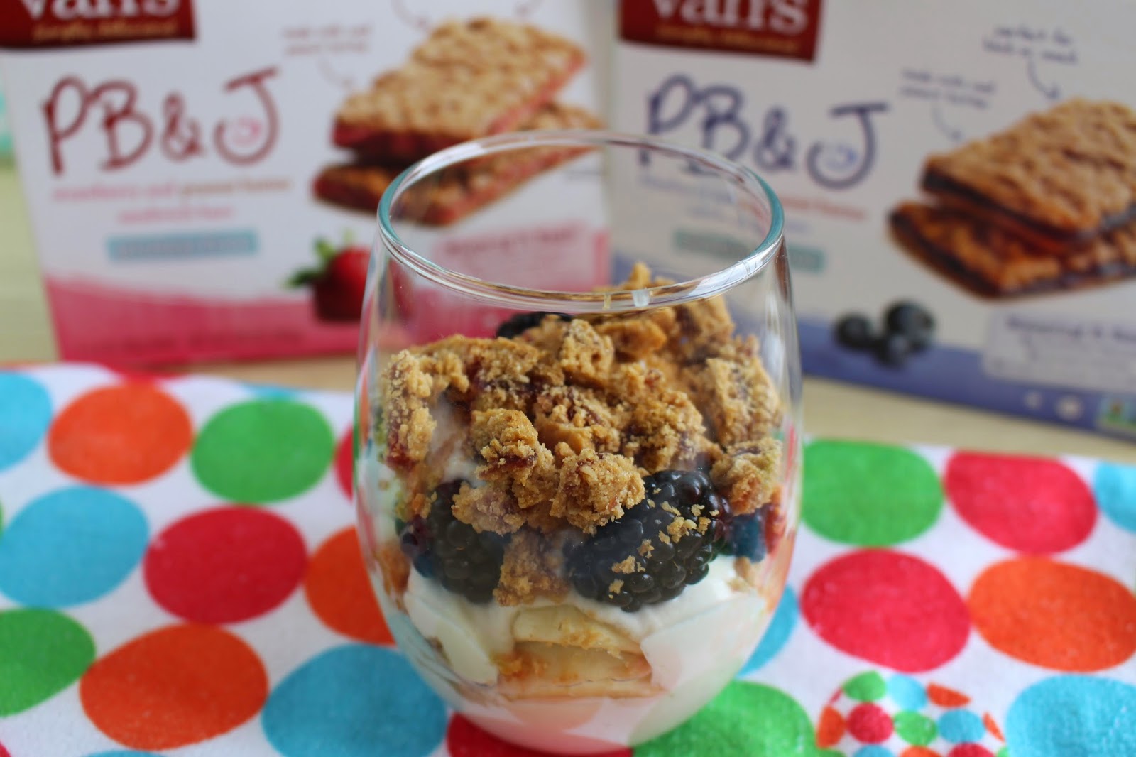 Super Quick Gluten Free PB & J Vanilla Parfait First Time Mom and