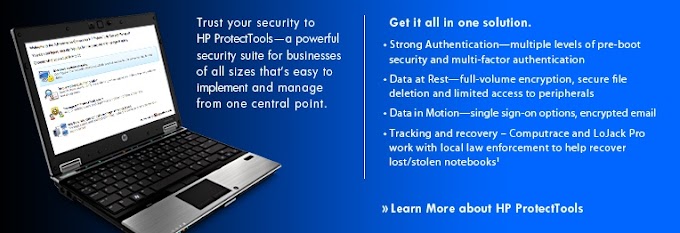 HP ProtectTools - Keep data, networks and communications protected from threats.
