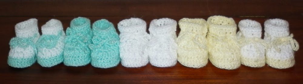 sapatinho de bebê recém nascido de crochê