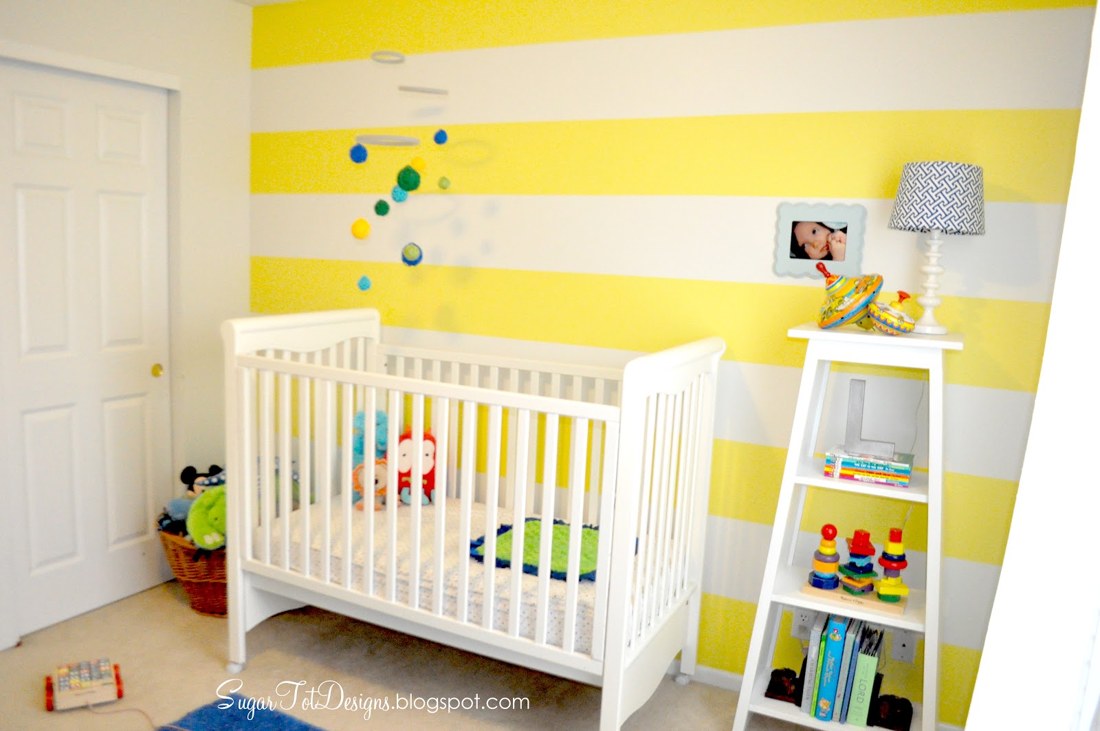 sugartotdesigns Yellow Striped Nursery ***UPDATE***