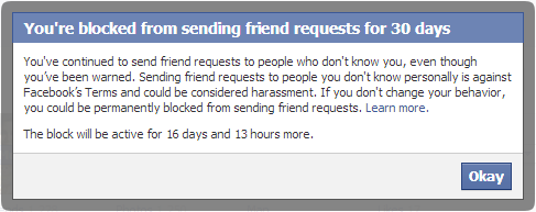 How To Send Friend Request on Facebook When Blocked for 30 Days