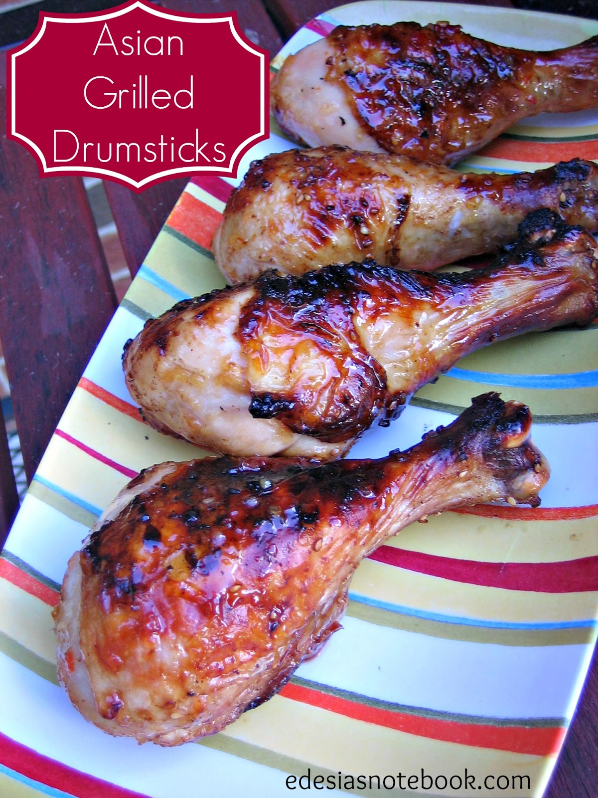Asian Grilled Drumsticks Edesia's Notebook